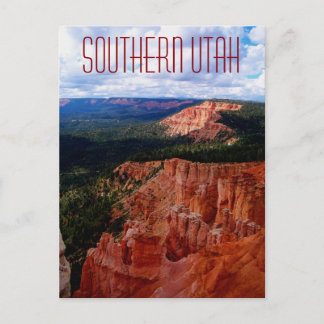 Carte postale du sud de l'Utah près de Bryce Canyo