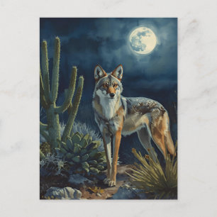 Carte postale du sud-ouest de Coyote et Moon Deser
