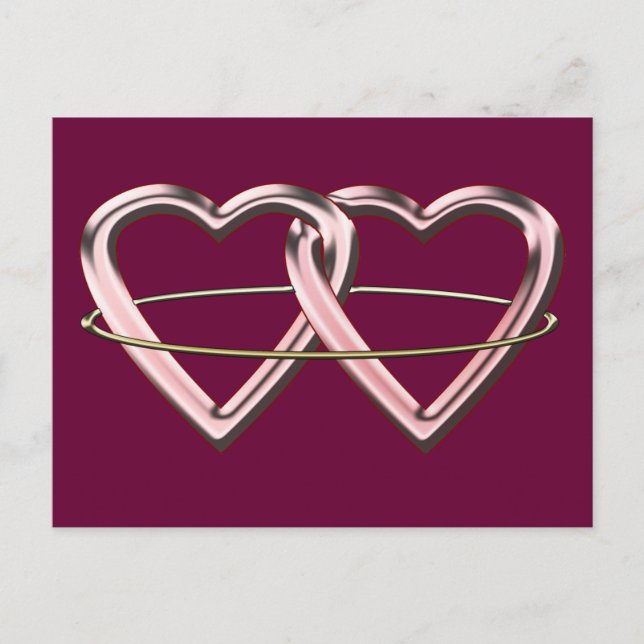 Carte postale du symbole du mariage païen (Devant)