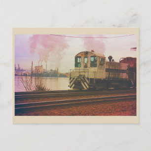 Carte postale du Tacoma Washington Train