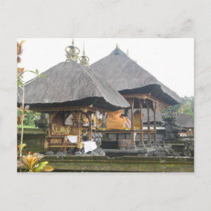 Carte postale du temple de Bali