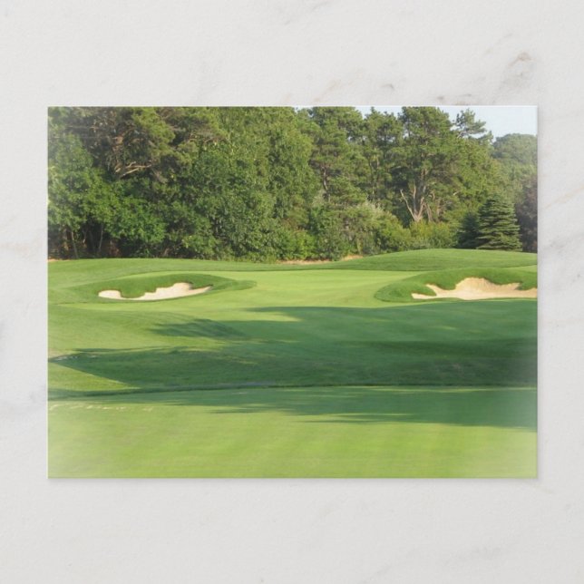 Carte postale du terrain de golf (Devant)