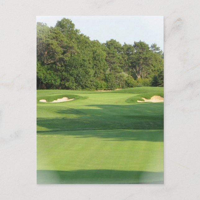 Carte postale du terrain de golf (Devant)