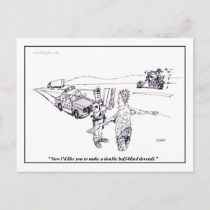 Carte postale du test de sobriété sur le terrain