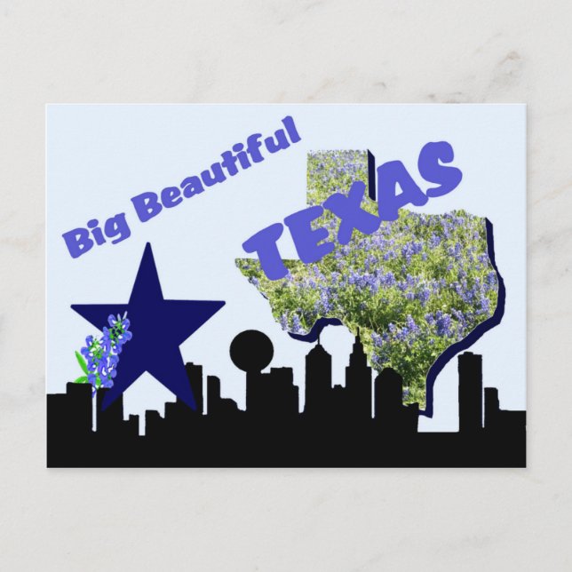 Carte postale du Texas (Devant)