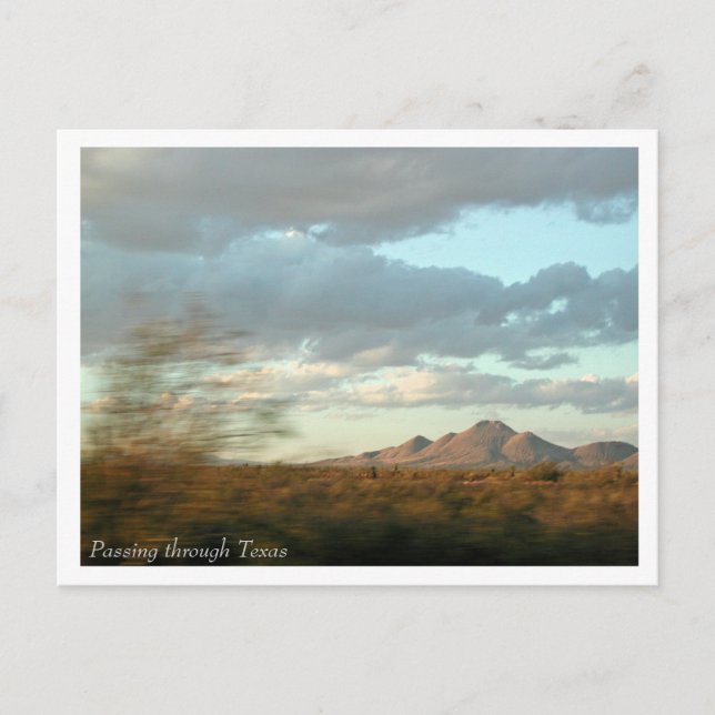 Carte postale du Texas (Devant)