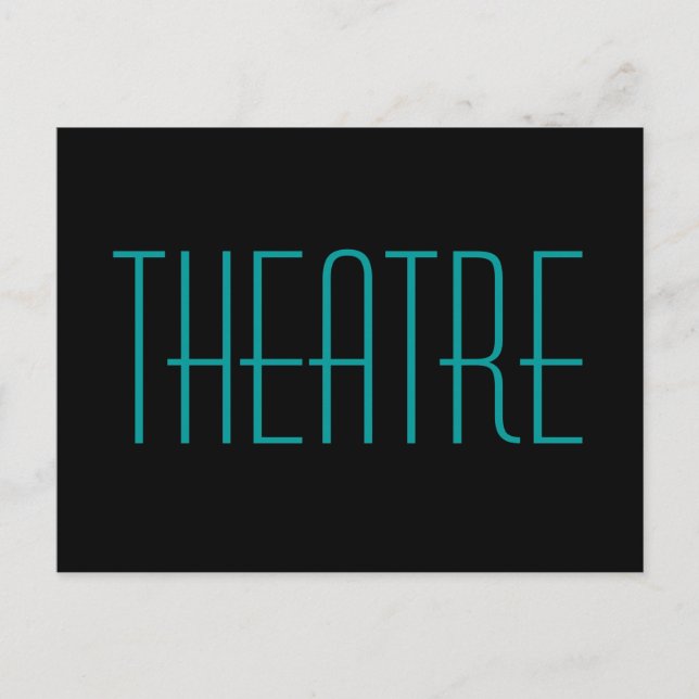 Carte postale du théâtre (Devant)