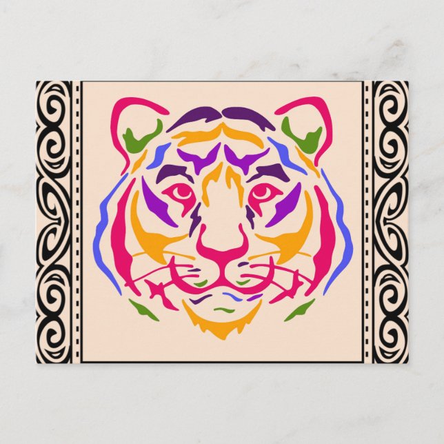 Carte postale du Tigre (Devant)