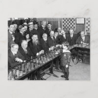 carte postale du tournoi d'échecs