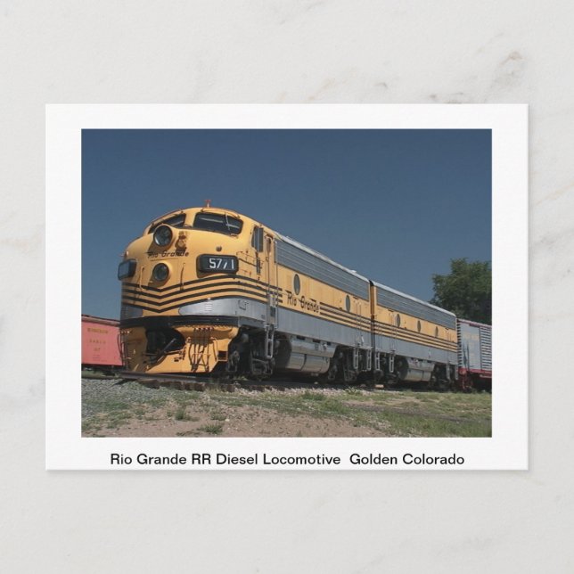 Carte postale du train (Devant)