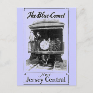 Carte postale du train Blue Comet