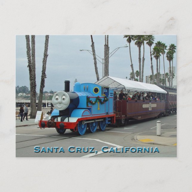 Carte postale du train père Noël Cruz (Devant)