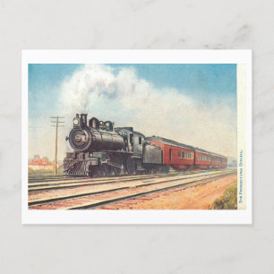 Carte postale du train spécial de Pennsylvanie vin