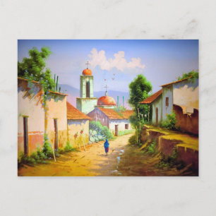 Carte postale du village mexicain d'El Quilete