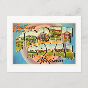 Carte postale du Vintage voyage avant Royal Virgin