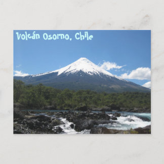 Carte postale du volcan Osorno