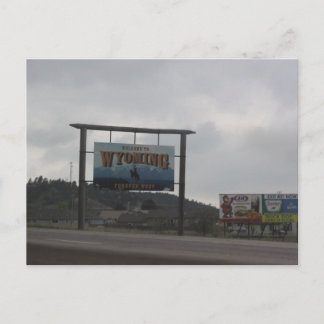 Carte postale du Wyoming