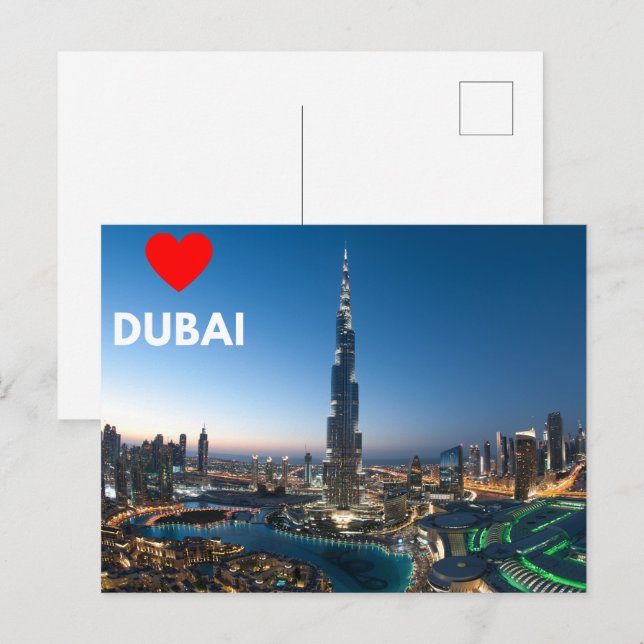 Carte Postale Dubaï (Devant / Derrière)