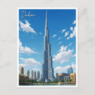Carte Postale Dubai Burj Al Arab UAE Travel