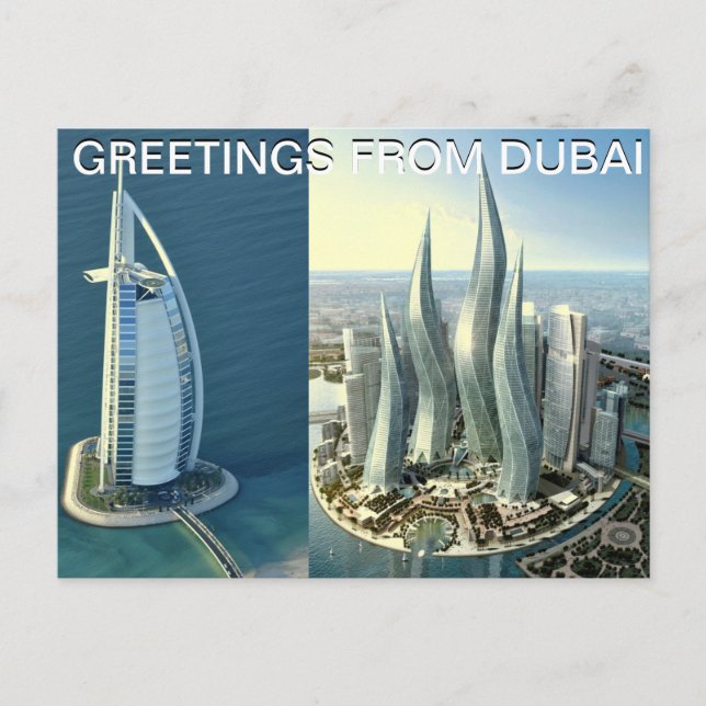 Carte postale DUBAI conçue par Mojisola A Gbadamos (Devant)