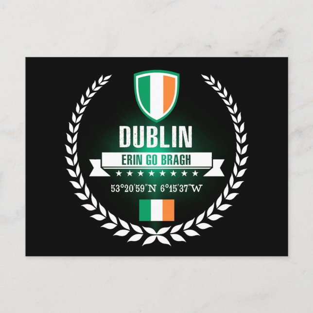 Carte Postale Dublin (Devant)