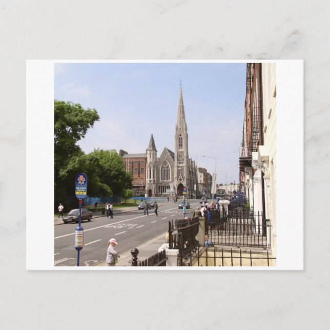Carte Postale Dublin Irlande, Abbey Church, Parnell Carré (Devant)