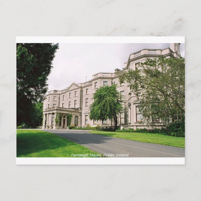 Carte Postale Dublin Irlande, Farmleigh House, Phoenix Park (Devant)