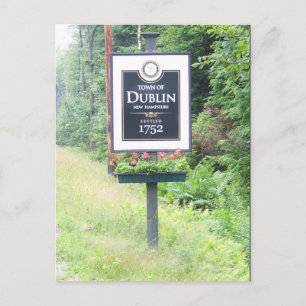 Carte postale Dublin, New Hampshire