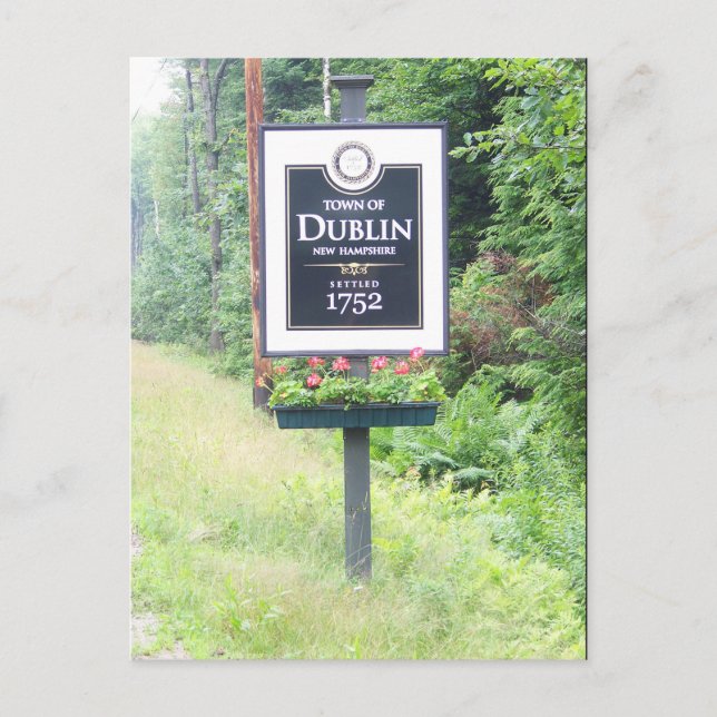 Carte postale Dublin, New Hampshire (Devant)