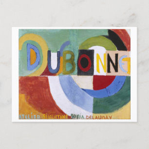 Carte Postale Dubonnet   Sonia Delaunay  