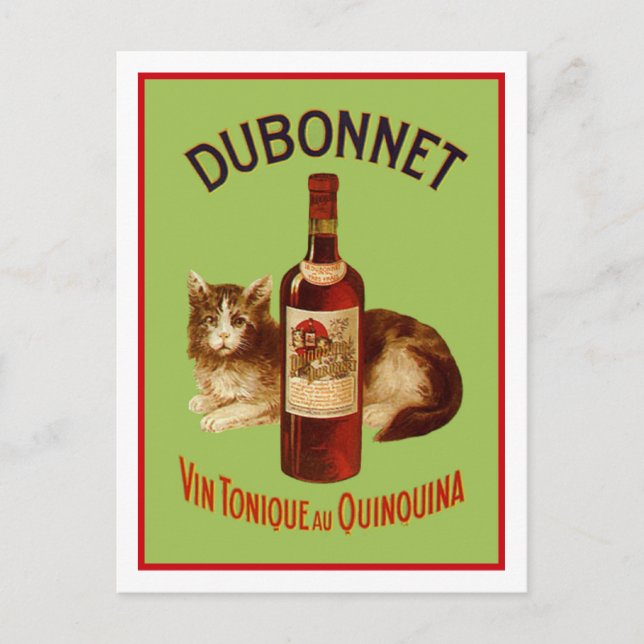 Carte Postale Dubonnet vin Tonique au Quinquina (Devant)