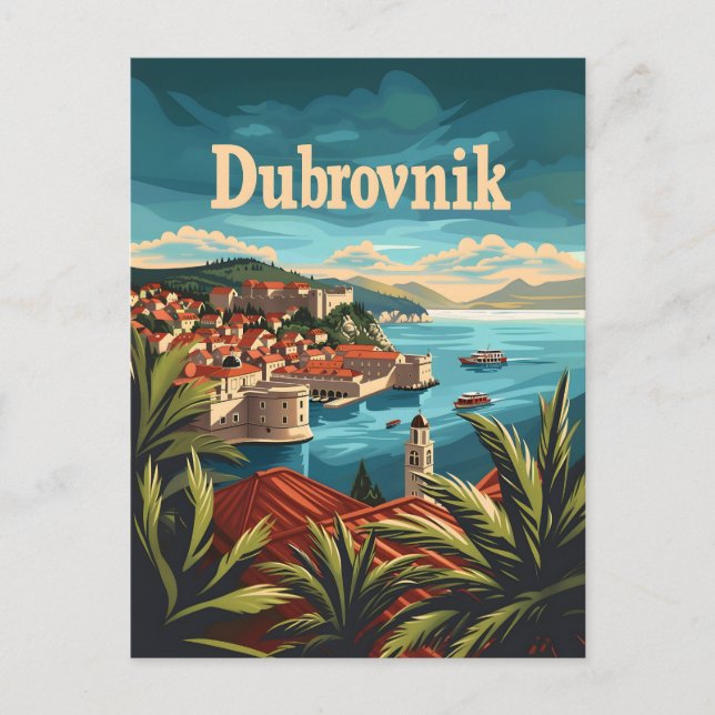 Carte Postale Dubrovnik Croatie (Devant)