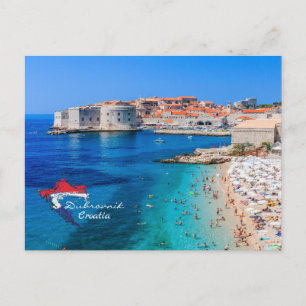 Carte Postale Dubrovnik   Croatie   Hrvatska   Mer Adriatique