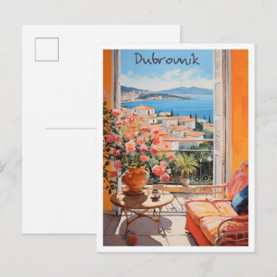 Carte Postale Dubrovnik Croatie Voyage Esthétique