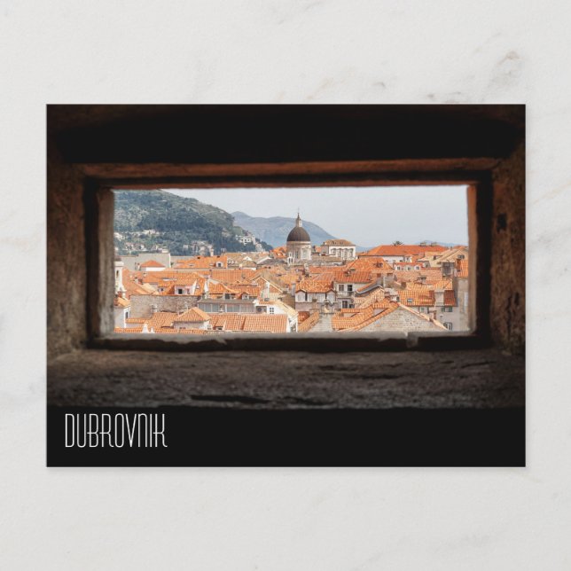 Carte Postale Dubrovnik depuis les Murs de la Ville (Devant)