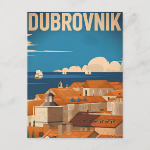 Carte Postale Dubrovnik vintage