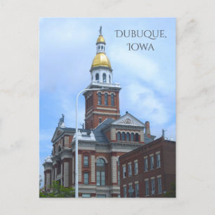 Carte Postale Dubuque, Iowa Court House