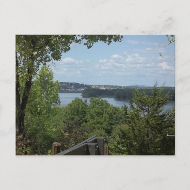 Carte Postale Dubuque Iowa du Mississippi (Devant)