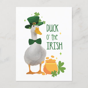 Carte Postale Duck o' the Irish St. Patricks Day