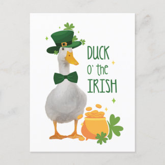 Carte Postale Duck o' the Irish St. Patricks Day