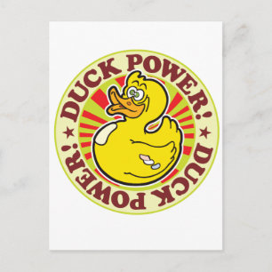Carte Postale Duck Power !