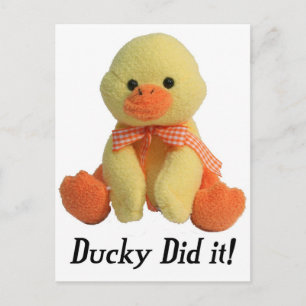 Carte Postale Ducky a fait le coup !