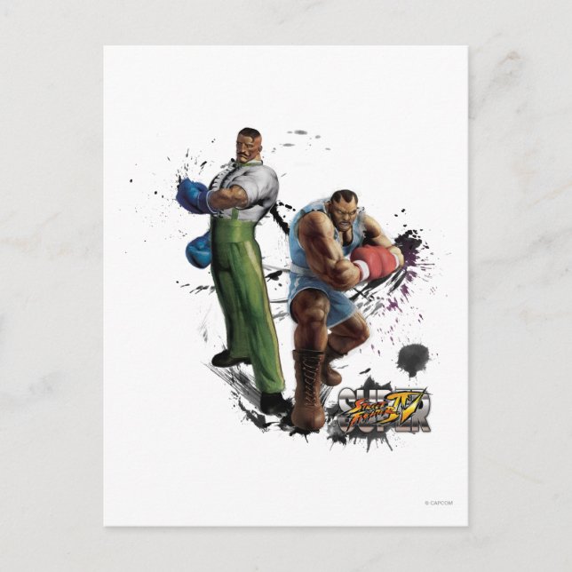 Carte Postale Dudley Vs. Balrog (Devant)