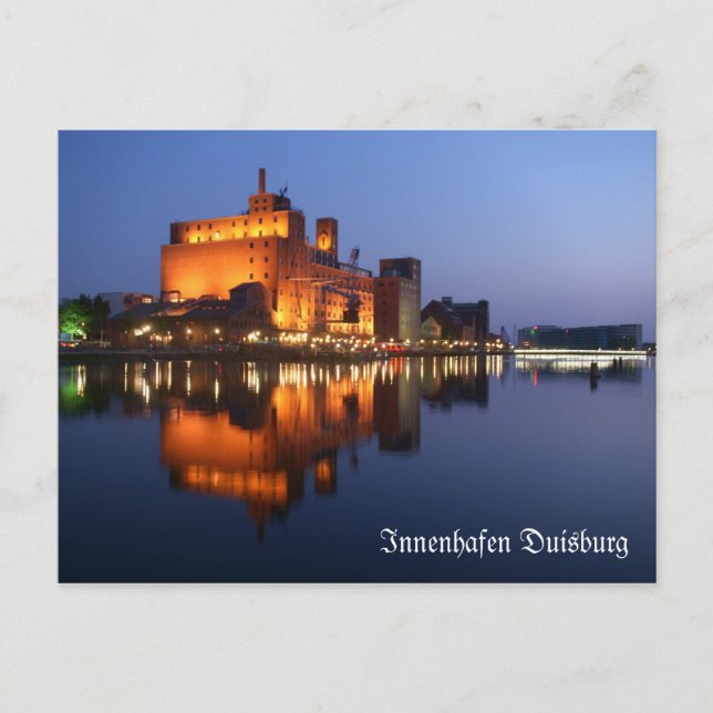 Carte Postale Duisburg Innenhafen (Devant)
