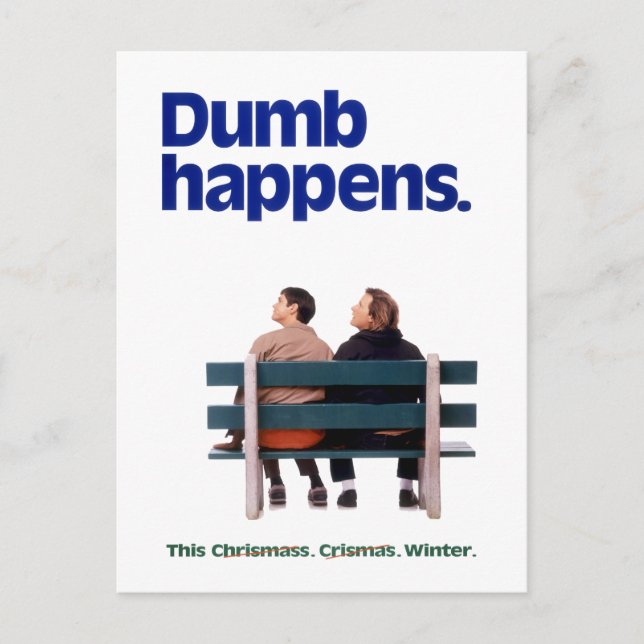 Carte Postale Dumb and Dumber | Dumb Happens (Devant)