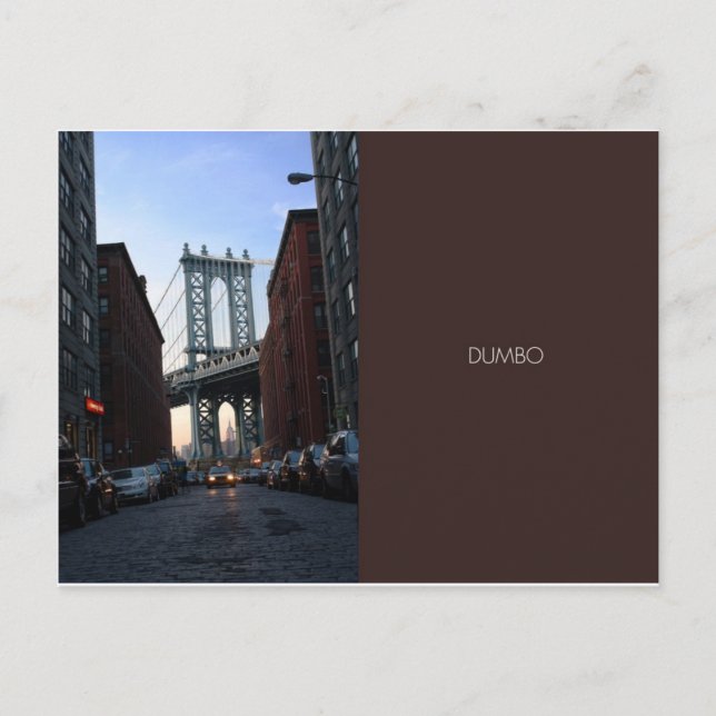 Carte Postale DUMBO à Dusk (Devant)