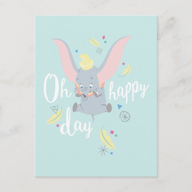 Carte Postale Dumbo | Oh Joyeux Jour (Devant)
