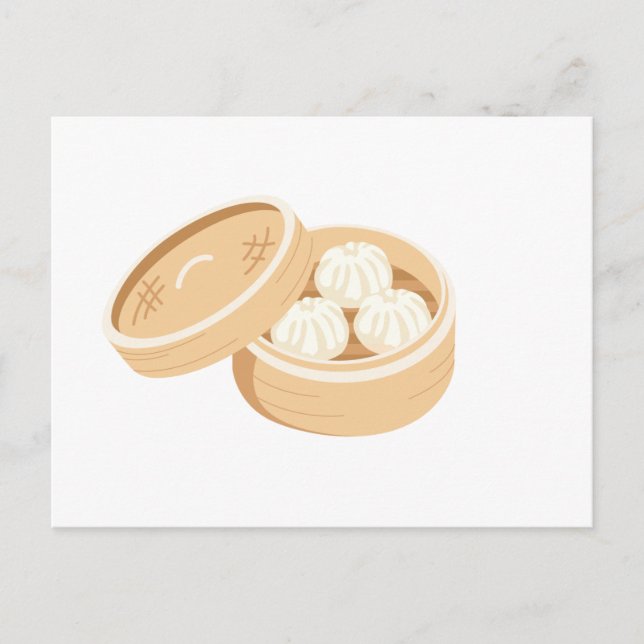 Carte Postale Dumplings chinois (Devant)