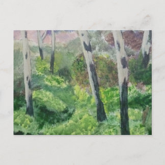 Carte postale d'un Devon Primrose Wood.