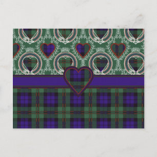 Carte Postale Dundas écossais tartan